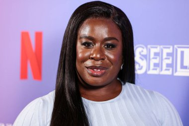 Amerikalı aktris Susan Kelechi Watson, Netflix FYSEE LA - 'The Residence' Sezon 1, ATAS Resmi Emmy FYC Etkinliği Hollywood Lejyon Tiyatrosu 'nda Hollywood Post 43, Hollywood, Los Angeles, Kaliforniya, ABD' deki Amerikan Lejyonu 'na geldi..