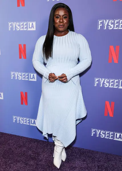 Amerikalı aktris Susan Kelechi Watson, Netflix FYSEE LA - 'The Residence' Sezon 1, ATAS Resmi Emmy FYC Etkinliği Hollywood Lejyon Tiyatrosu 'nda Hollywood Post 43, Hollywood, Los Angeles, Kaliforniya, ABD' deki Amerikan Lejyonu 'na geldi..