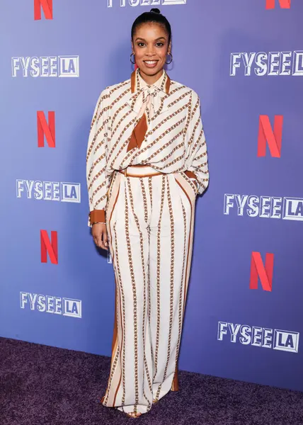 Amerikalı aktris Susan Kelechi Watson, Netflix FYSEE LA - 'The Residence' Sezon 1, ATAS Resmi Emmy FYC Etkinliği Hollywood Lejyon Tiyatrosu 'nda Hollywood Post 43, Hollywood, Los Angeles, Kaliforniya, ABD' deki Amerikan Lejyonu 'na geldi..