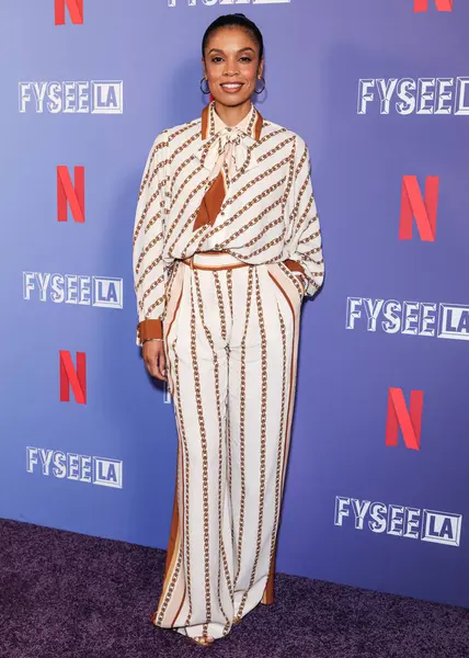 Amerikalı aktris Susan Kelechi Watson, Netflix FYSEE LA - 'The Residence' Sezon 1, ATAS Resmi Emmy FYC Etkinliği Hollywood Lejyon Tiyatrosu 'nda Hollywood Post 43, Hollywood, Los Angeles, Kaliforniya, ABD' deki Amerikan Lejyonu 'na geldi..
