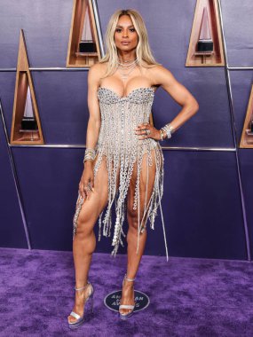 Bronx ve Banco elbisesi giyen Ciara Prensesi Wilson, 26 Mayıs 2025 'te Las Vegas, Las Vegas' ta düzenlenen 2025 Amerikan Müzik Ödülleri 'ne geldi..        