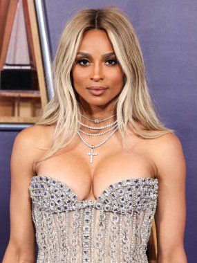 Bronx ve Banco elbisesi giyen Ciara Prensesi Wilson, 26 Mayıs 2025 'te Las Vegas, Las Vegas' ta düzenlenen 2025 Amerikan Müzik Ödülleri 'ne geldi..        