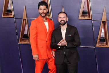 Dan + Shay 'den Dan Smyers ve Shay Mooney, 26 Mayıs 2025' te Las Vegas, Las Vegas 'ta düzenlenen 2025 Amerikan Müzik Ödülleri' ne geldiler.. 