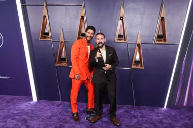 Dan + Shay 'den Dan Smyers ve Shay Mooney, 26 Mayıs 2025' te Las Vegas, Las Vegas 'ta düzenlenen 2025 Amerikan Müzik Ödülleri' ne geldiler.. 