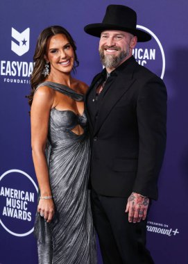 Kendra Scott ve erkek arkadaşı Zac Brown, 26 Mayıs 2025 'te Las Vegas, Las Vegas' ta düzenlenen 2025 Amerikan Müzik Ödülleri 'ne geldiler..