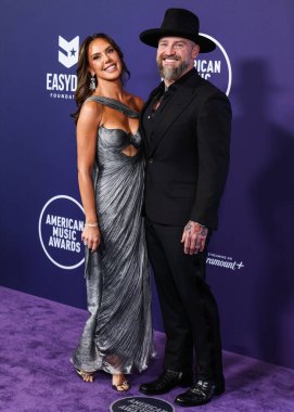 Kendra Scott ve erkek arkadaşı Zac Brown, 26 Mayıs 2025 'te Las Vegas, Las Vegas' ta düzenlenen 2025 Amerikan Müzik Ödülleri 'ne geldiler..