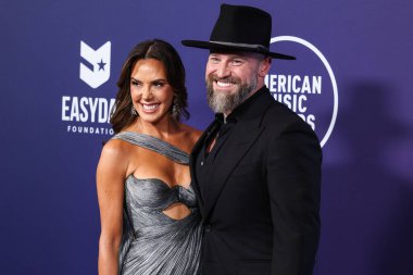 Kendra Scott ve erkek arkadaşı Zac Brown, 26 Mayıs 2025 'te Las Vegas, Las Vegas' ta düzenlenen 2025 Amerikan Müzik Ödülleri 'ne geldiler..