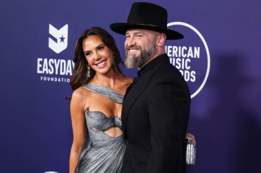 Kendra Scott ve erkek arkadaşı Zac Brown, 26 Mayıs 2025 'te Las Vegas, Las Vegas' ta düzenlenen 2025 Amerikan Müzik Ödülleri 'ne geldiler..