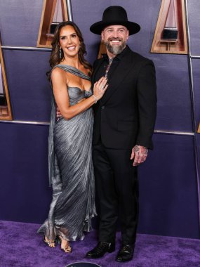 Kendra Scott ve erkek arkadaşı Zac Brown, 26 Mayıs 2025 'te Las Vegas, Las Vegas' ta düzenlenen 2025 Amerikan Müzik Ödülleri 'ne geldiler..