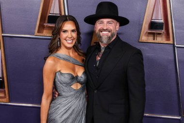 Kendra Scott ve erkek arkadaşı Zac Brown, 26 Mayıs 2025 'te Las Vegas, Las Vegas' ta düzenlenen 2025 Amerikan Müzik Ödülleri 'ne geldiler..