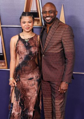 Maile Masako Brady ve babası Wayne Brady, 26 Mayıs 2025 'te Las Vegas, Las Vegas' ta düzenlenen 2025 Amerikan Müzik Ödülleri 'ne geldiler..