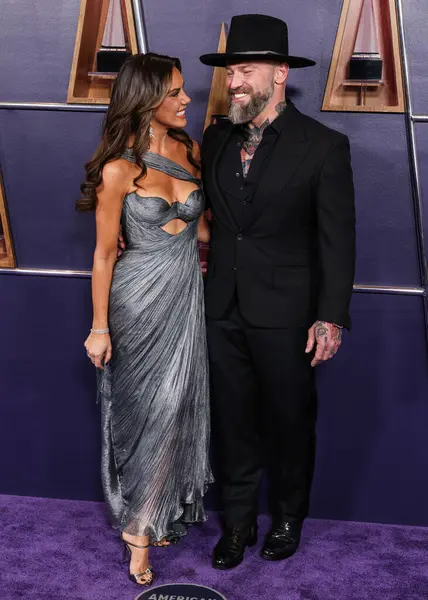 Kendra Scott ve erkek arkadaşı Zac Brown, 26 Mayıs 2025 'te Las Vegas, Las Vegas' ta düzenlenen 2025 Amerikan Müzik Ödülleri 'ne geldiler..