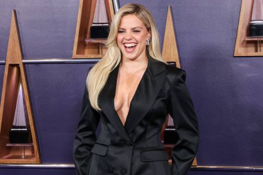 Özel bir GapStudio elbisesi giyen Renee Rapp, 26 Mayıs 2025 'te Las Vegas, Las Vegas' ta düzenlenen 2025 Amerikan Müzik Ödülleri 'ne geldi..          