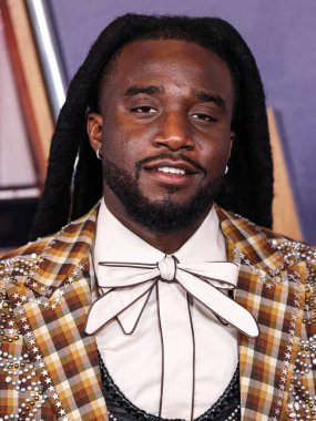 Shaboozey arrives at the 2025 American Music Awards held at the Fontainebleau Las Vegas on May 26, 2025 in Las Vegas, Nevada, United States.       