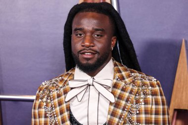 Shaboozey arrives at the 2025 American Music Awards held at the Fontainebleau Las Vegas on May 26, 2025 in Las Vegas, Nevada, United States.       