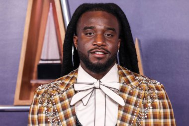 Shaboozey arrives at the 2025 American Music Awards held at the Fontainebleau Las Vegas on May 26, 2025 in Las Vegas, Nevada, United States.       