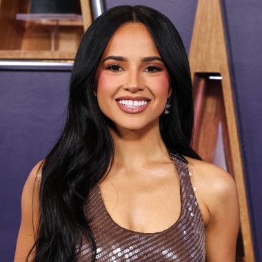 Favori Latin Kadın Sanatçı Ödülü sahibi Becky G, 26 Mayıs 2025 'te Las Vegas, Las Vegas' ta düzenlenen 2025 Amerikan Müzik Ödülleri 'nde poz verdi..