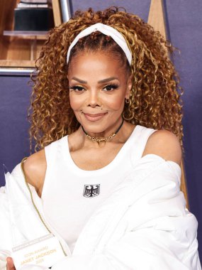 Simge Ödülü sahibi Janet Jackson, 26 Mayıs 2025 'te Las Vegas, Las Vegas' ta düzenlenen 2025 Amerikan Müzik Ödülleri 'nde poz verdi.. 