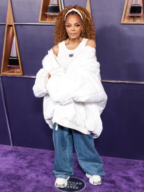 Simge Ödülü sahibi Janet Jackson, 26 Mayıs 2025 'te Las Vegas, Las Vegas' ta düzenlenen 2025 Amerikan Müzik Ödülleri 'nde poz verdi.. 