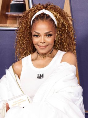 Simge Ödülü sahibi Janet Jackson, 26 Mayıs 2025 'te Las Vegas, Las Vegas' ta düzenlenen 2025 Amerikan Müzik Ödülleri 'nde poz verdi.. 