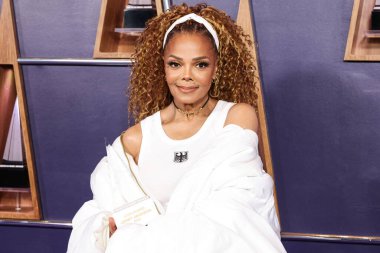 Simge Ödülü sahibi Janet Jackson, 26 Mayıs 2025 'te Las Vegas, Las Vegas' ta düzenlenen 2025 Amerikan Müzik Ödülleri 'nde poz verdi.. 