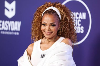 Simge Ödülü sahibi Janet Jackson, 26 Mayıs 2025 'te Las Vegas, Las Vegas' ta düzenlenen 2025 Amerikan Müzik Ödülleri 'nde poz verdi.. 