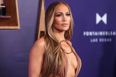 Jennifer Lopez (J.Lo), 26 Mayıs 2025 tarihinde Las Vegas, Nevada, ABD 'de düzenlenen Fontainebleau Las Vegas' ta düzenlenen 2025 Amerikan Müzik Ödüllerinde savunma pozu verdi..