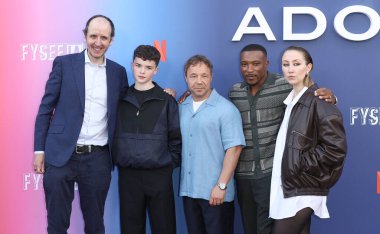 Jack Thorne, Stephen Graham, Owen Cooper, Ashley Walters ve Erin Doherty Netflix FYSEE LA - 'Adolescence' Sezon 1 ATAS (Televizyon Sanatları ve Bilimleri Akademisi) Emmy FYC 'ye geldiler.      
