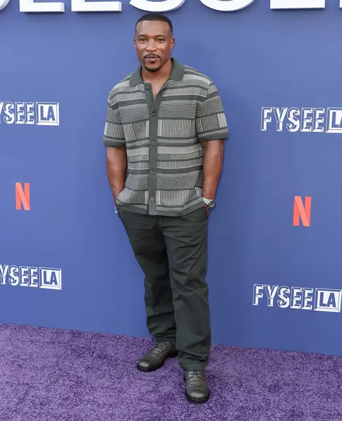 İngiliz aktör ve rapçi Ashley Walters (Asher D) Netflix FYSEE LA - 'Ergenlik' Sezon 1 ATAS (Televizyon Sanatları ve Bilimleri Akademisi) Emmy FYC (Düşünceleriniz İçin) Şaban Medya Merkezi 'ndeki Wolf Tiyatrosu' nda düzenlenen etkinliğe geldi.  