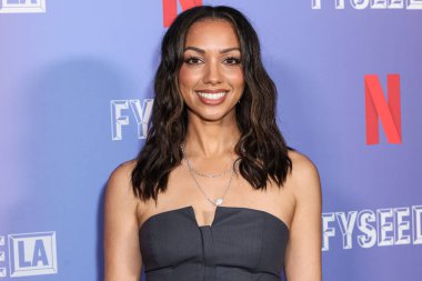Kadın oyuncu, yapımcı, kadın hakları savunucusu Corinne Foxx, Batı Hollywood 'daki Komedi Dükkanı' nda düzenlenen Komedi Gecesi için FYSEE LA Komedi Gecesi ATAS Emmy FYC 'ye geldi..