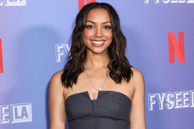 Kadın oyuncu, yapımcı, kadın hakları savunucusu Corinne Foxx, Batı Hollywood 'daki Komedi Dükkanı' nda düzenlenen Komedi Gecesi için FYSEE LA Komedi Gecesi ATAS Emmy FYC 'ye geldi..