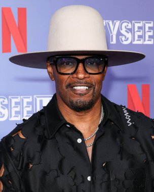 Amerikalı aktör, komedyen ve şarkıcı Jamie Foxx, Batı Hollywood, Los Angeles, Kaliforniya, ABD 'deki Komedi Dükkanı' nda düzenlenen Düşünce Etkinliğiniz İçin FYSEE LA Komedi Gecesi ATAS Emmy FYC 'yi sunar..