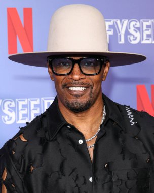 Amerikalı aktör, komedyen ve şarkıcı Jamie Foxx, Batı Hollywood, Los Angeles, Kaliforniya, ABD 'deki Komedi Dükkanı' nda düzenlenen Düşünce Etkinliğiniz İçin FYSEE LA Komedi Gecesi ATAS Emmy FYC 'yi sunar..