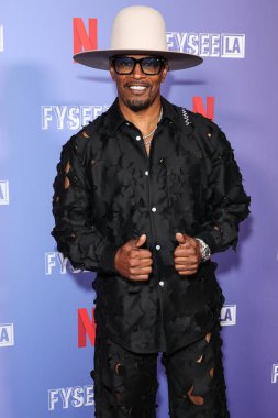 Amerikalı aktör, komedyen ve şarkıcı Jamie Foxx, Batı Hollywood, Los Angeles, Kaliforniya, ABD 'deki Komedi Dükkanı' nda düzenlenen Düşünce Etkinliğiniz İçin FYSEE LA Komedi Gecesi ATAS Emmy FYC 'yi sunar..