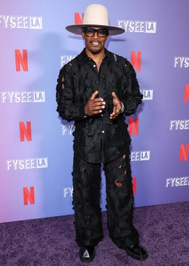 Amerikalı aktör, komedyen ve şarkıcı Jamie Foxx, Batı Hollywood, Los Angeles, Kaliforniya, ABD 'deki Komedi Dükkanı' nda düzenlenen Düşünce Etkinliğiniz İçin FYSEE LA Komedi Gecesi ATAS Emmy FYC 'yi sunar..