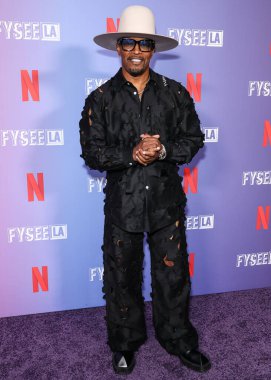 Amerikalı aktör, komedyen ve şarkıcı Jamie Foxx, Batı Hollywood, Los Angeles, Kaliforniya, ABD 'deki Komedi Dükkanı' nda düzenlenen Düşünce Etkinliğiniz İçin FYSEE LA Komedi Gecesi ATAS Emmy FYC 'yi sunar..
