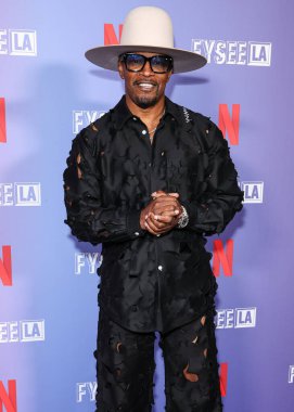 Amerikalı aktör, komedyen ve şarkıcı Jamie Foxx, Batı Hollywood, Los Angeles, Kaliforniya, ABD 'deki Komedi Dükkanı' nda düzenlenen Düşünce Etkinliğiniz İçin FYSEE LA Komedi Gecesi ATAS Emmy FYC 'yi sunar..