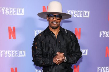 Amerikalı aktör, komedyen ve şarkıcı Jamie Foxx, Batı Hollywood, Los Angeles, Kaliforniya, ABD 'deki Komedi Dükkanı' nda düzenlenen Düşünce Etkinliğiniz İçin FYSEE LA Komedi Gecesi ATAS Emmy FYC 'yi sunar..