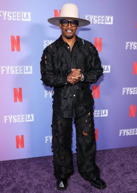 Amerikalı aktör, komedyen ve şarkıcı Jamie Foxx, Batı Hollywood, Los Angeles, Kaliforniya, ABD 'deki Komedi Dükkanı' nda düzenlenen Düşünce Etkinliğiniz İçin FYSEE LA Komedi Gecesi ATAS Emmy FYC 'yi sunar..