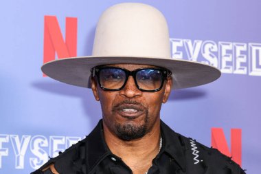 Amerikalı aktör, komedyen ve şarkıcı Jamie Foxx, Batı Hollywood, Los Angeles, Kaliforniya, ABD 'deki Komedi Dükkanı' nda düzenlenen Düşünce Etkinliğiniz İçin FYSEE LA Komedi Gecesi ATAS Emmy FYC 'yi sunar..