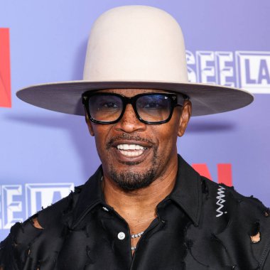 Amerikalı aktör, komedyen ve şarkıcı Jamie Foxx, Batı Hollywood, Los Angeles, Kaliforniya, ABD 'deki Komedi Dükkanı' nda düzenlenen Düşünce Etkinliğiniz İçin FYSEE LA Komedi Gecesi ATAS Emmy FYC 'yi sunar..