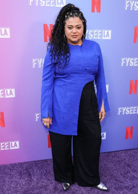 Michelle Buteau, Batı Hollywood, Los Angeles, Kaliforniya, ABD 'deki Komedi Dükkanı' nda düzenlenen Değerlendirme Etkinliğiniz için FYSEE LA Komedi Gecesi ATAS Emmy FYC 'ye geliyor..
