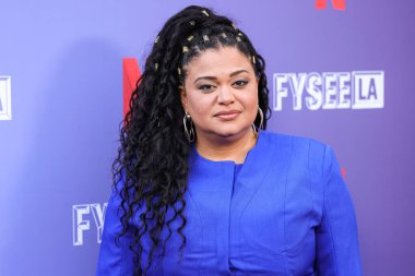 Michelle Buteau, Batı Hollywood, Los Angeles, Kaliforniya, ABD 'deki Komedi Dükkanı' nda düzenlenen Değerlendirme Etkinliğiniz için FYSEE LA Komedi Gecesi ATAS Emmy FYC 'ye geliyor..