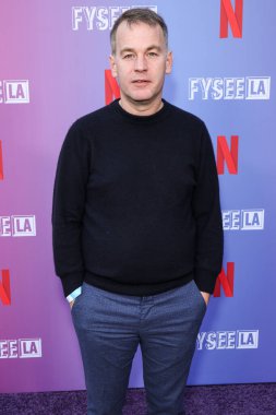 Amerikalı komedyen, aktör, yönetmen, yapımcı, Emmy adayı yazar Mike Birbiglia, Batı Hollywood 'daki The Comedy Store' da düzenlenen FYSEE LA Komedi Gecesi ATAS Emmy FYC 'ye geldi..