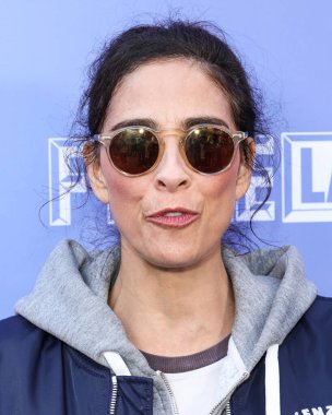 Amerikalı aktris, yazar ve stand-up komedyeni Sarah Silverman, Batı Hollywood, Los Angeles, Kaliforniya, ABD 'deki The Comedy Store' da düzenlenen Değerlendirme Etkinliğiniz İçin FYSEE LA Komedi Gecesi ATAS FYC 'yi sunar..