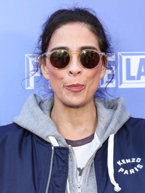 Amerikalı aktris, yazar ve stand-up komedyeni Sarah Silverman, Batı Hollywood, Los Angeles, Kaliforniya, ABD 'deki The Comedy Store' da düzenlenen Değerlendirme Etkinliğiniz İçin FYSEE LA Komedi Gecesi ATAS FYC 'yi sunar..