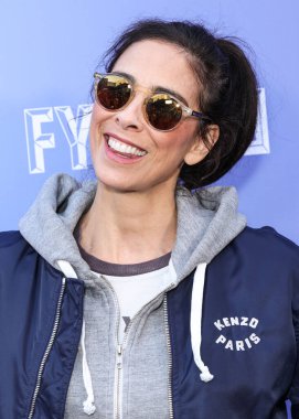 Amerikalı aktris, yazar ve stand-up komedyeni Sarah Silverman, Batı Hollywood, Los Angeles, Kaliforniya, ABD 'deki The Comedy Store' da düzenlenen Değerlendirme Etkinliğiniz İçin FYSEE LA Komedi Gecesi ATAS FYC 'yi sunar..