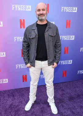Amerikalı aktör, yazar, podcaster, yazar ve stand-up komedyeni Tom Segura Netflix Is A Espri Sunar: FYSEE LA Komedi Gecesi ATAS FYC Etkinliği 29 Mayıs 2025 'te Batı Hollywood, Los Angeles, Kaliforniya, ABD' de The Comedy Store 'da gerçekleşti..