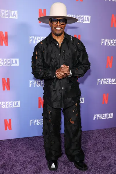 Amerikalı aktör, komedyen ve şarkıcı Jamie Foxx, Batı Hollywood, Los Angeles, Kaliforniya, ABD 'deki Komedi Dükkanı' nda düzenlenen Düşünce Etkinliğiniz İçin FYSEE LA Komedi Gecesi ATAS Emmy FYC 'yi sunar..