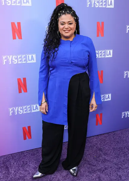 Michelle Buteau, Batı Hollywood, Los Angeles, Kaliforniya, ABD 'deki Komedi Dükkanı' nda düzenlenen Değerlendirme Etkinliğiniz için FYSEE LA Komedi Gecesi ATAS Emmy FYC 'ye geliyor..